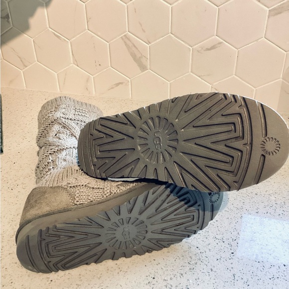 Ugg Kalla Seal Grey Boots Fits 7- 7.5 - Picture 4 of 5